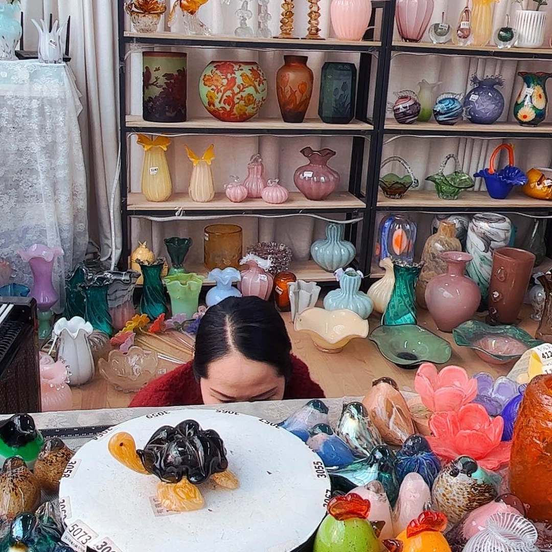 龟福利家悦琉璃工艺品不完美