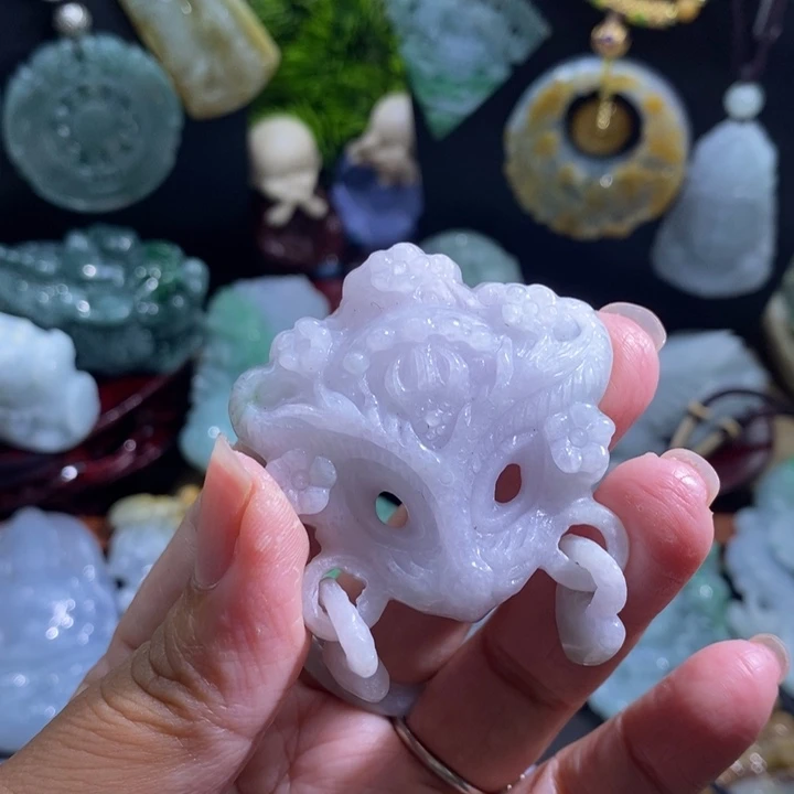 【闪购商品】颈饰未镶嵌翡翠九尾