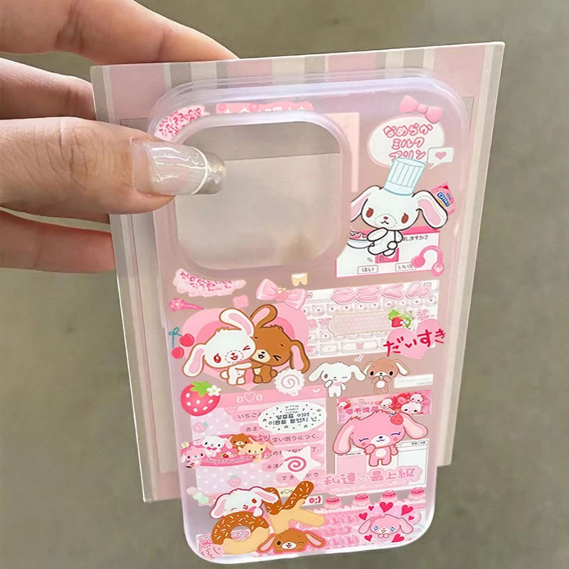 鱼板甜点兔适用iphone16promax苹果15手机壳14PLUS软13防摔12幻影