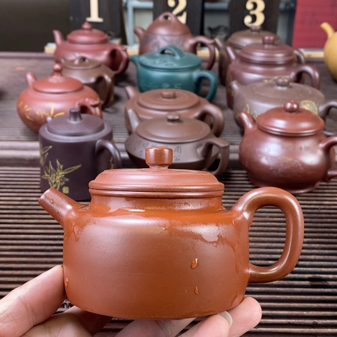 紫砂茶壶白2 新年拜年款