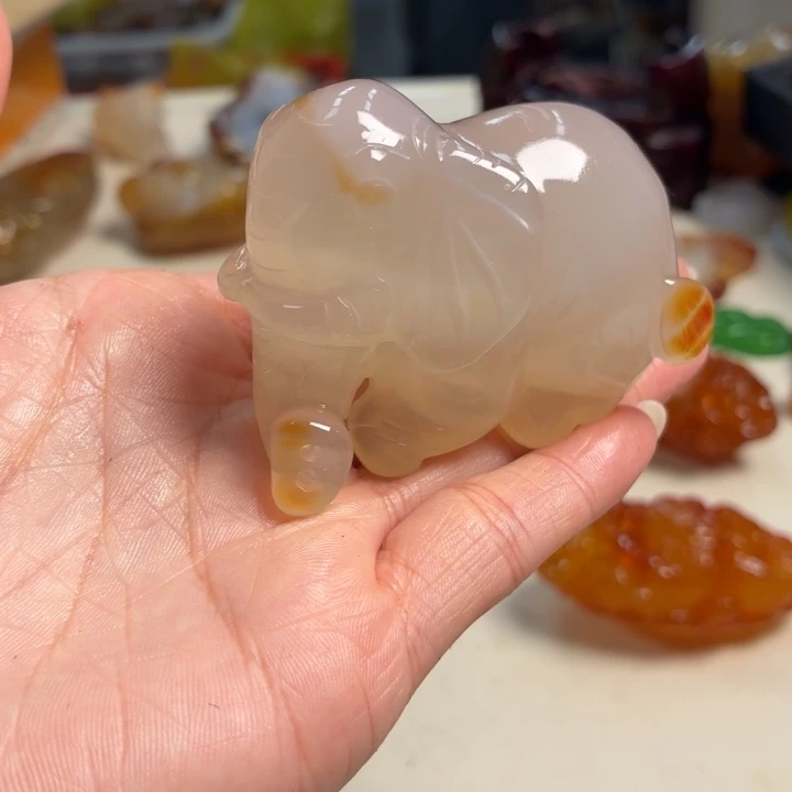 玛瑙/玉髓未镶嵌吊坠(不含链)