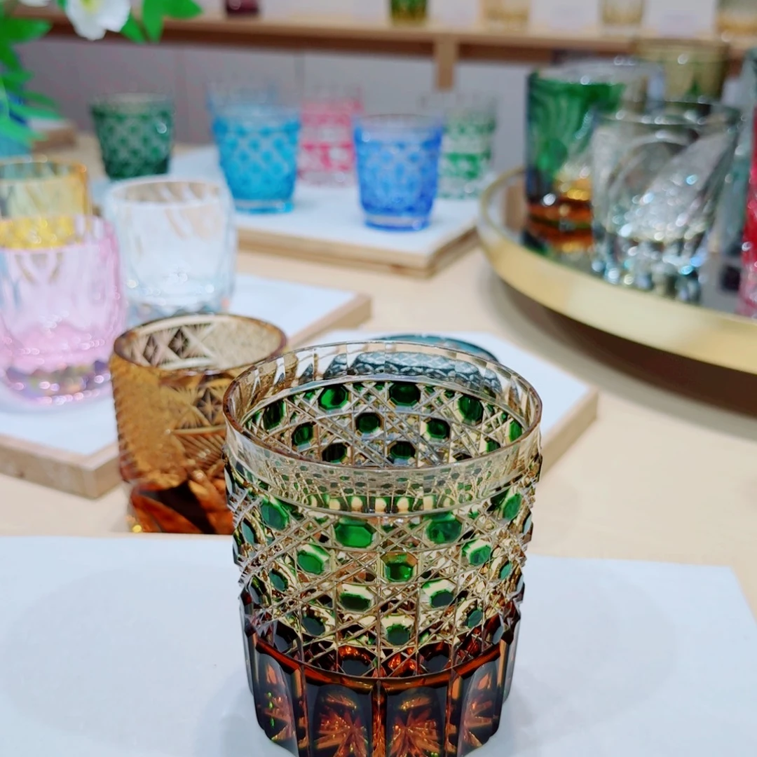 水晶玻璃手柄款进口龙目