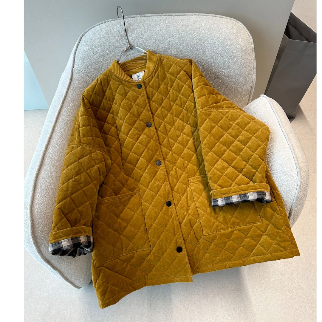 i-EAST 维港书店~菱格压格设计感羽绒服外套-4D 24CA19103
