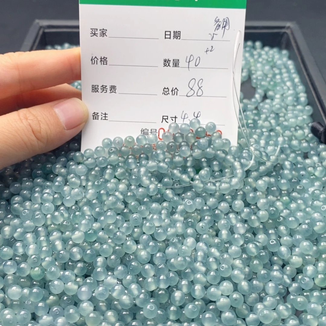 翡翠未镶嵌手链多样性发自选