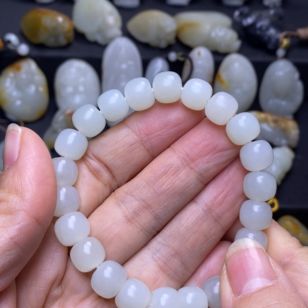 和田玉未镶嵌吊坠(不含链)