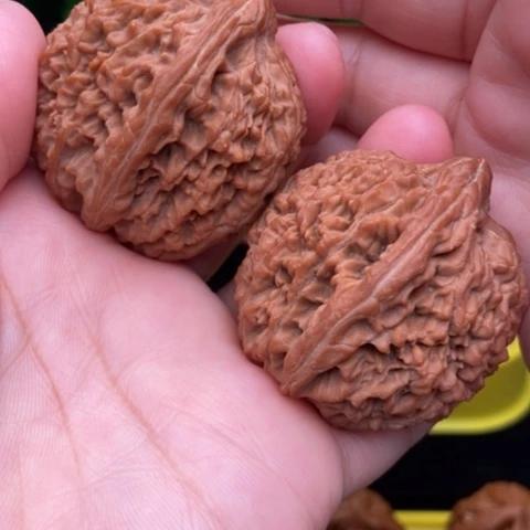把件文玩核桃蒜头38全品