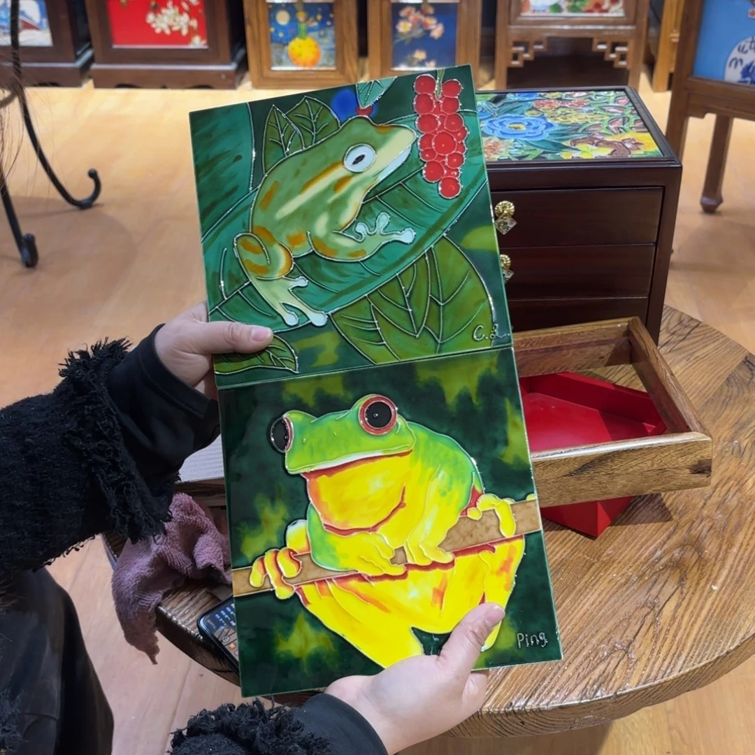 瓷片20.20微瑕福利款一对