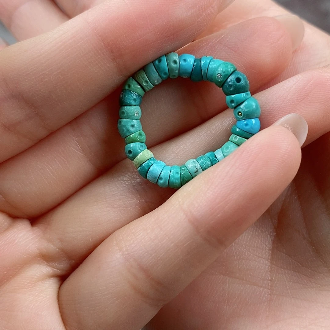 未镶嵌绿松石珠宝奇石