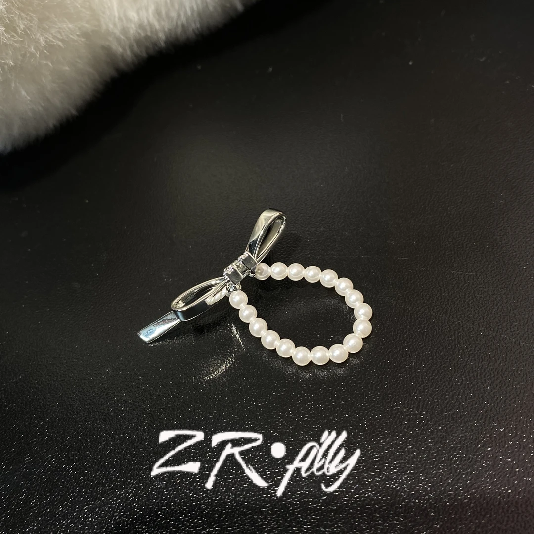 铜合金仿珍珠戒指 个性百搭戒指6772