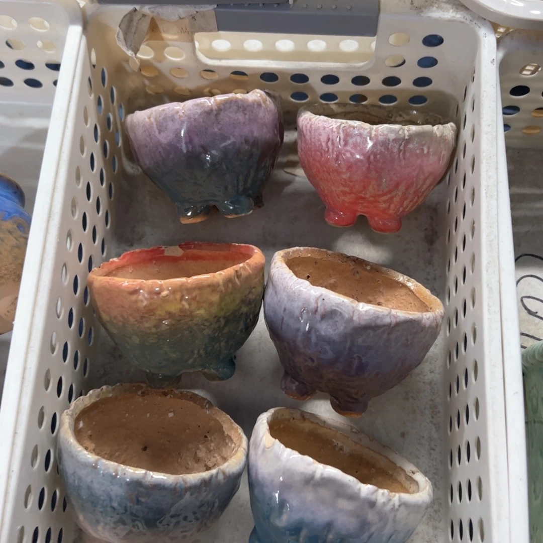 陶瓷多肉小花盆@@3