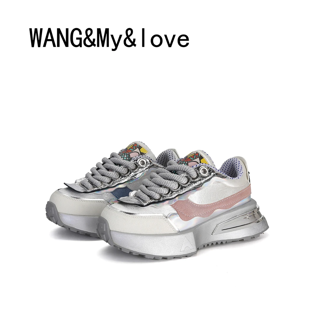 百搭透气复古小众原创设计师款●增高6cm时尚女士老爹鞋511