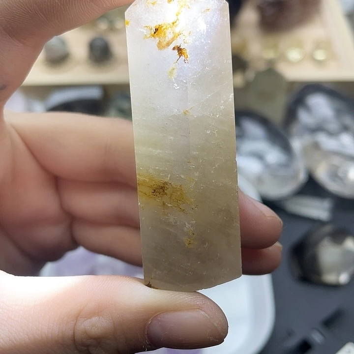 珠宝半成品未镶嵌发晶144水晶
