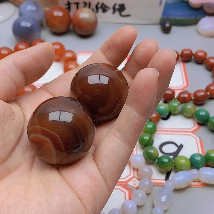 【闪购商品】玛瑙/玉髓未镶嵌珠宝半成品H****5