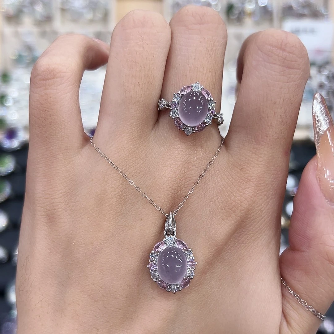 小***怡萤石银S925镶嵌戒指