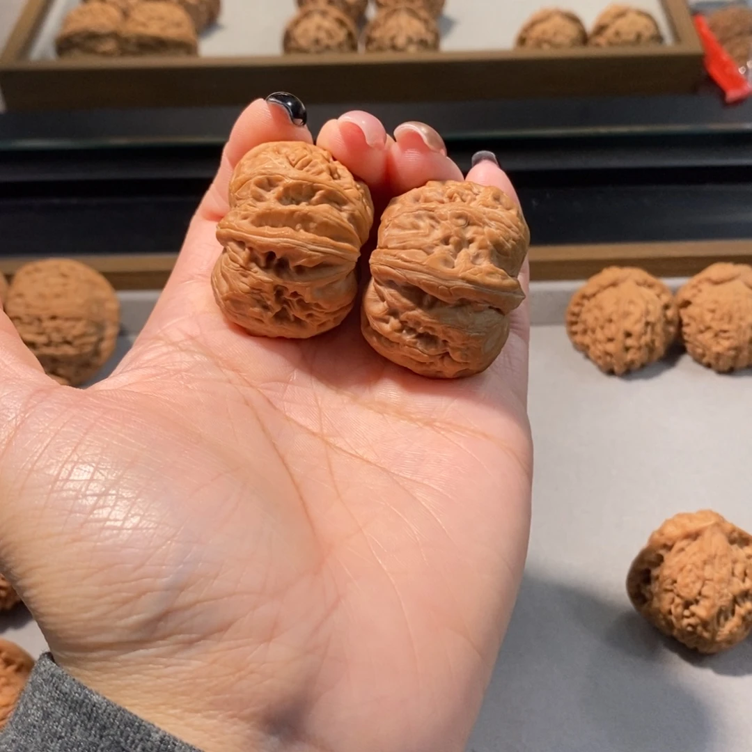 核桃把件全品38平谷元宝