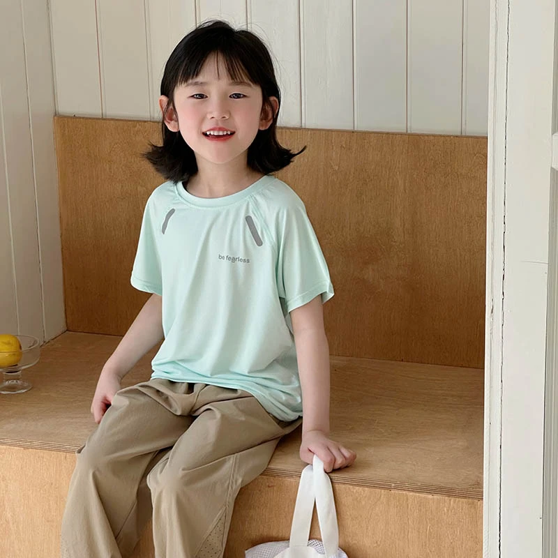 DIAMOND BAZAAR儿童凉感冰丝短袖T恤（5色可选）