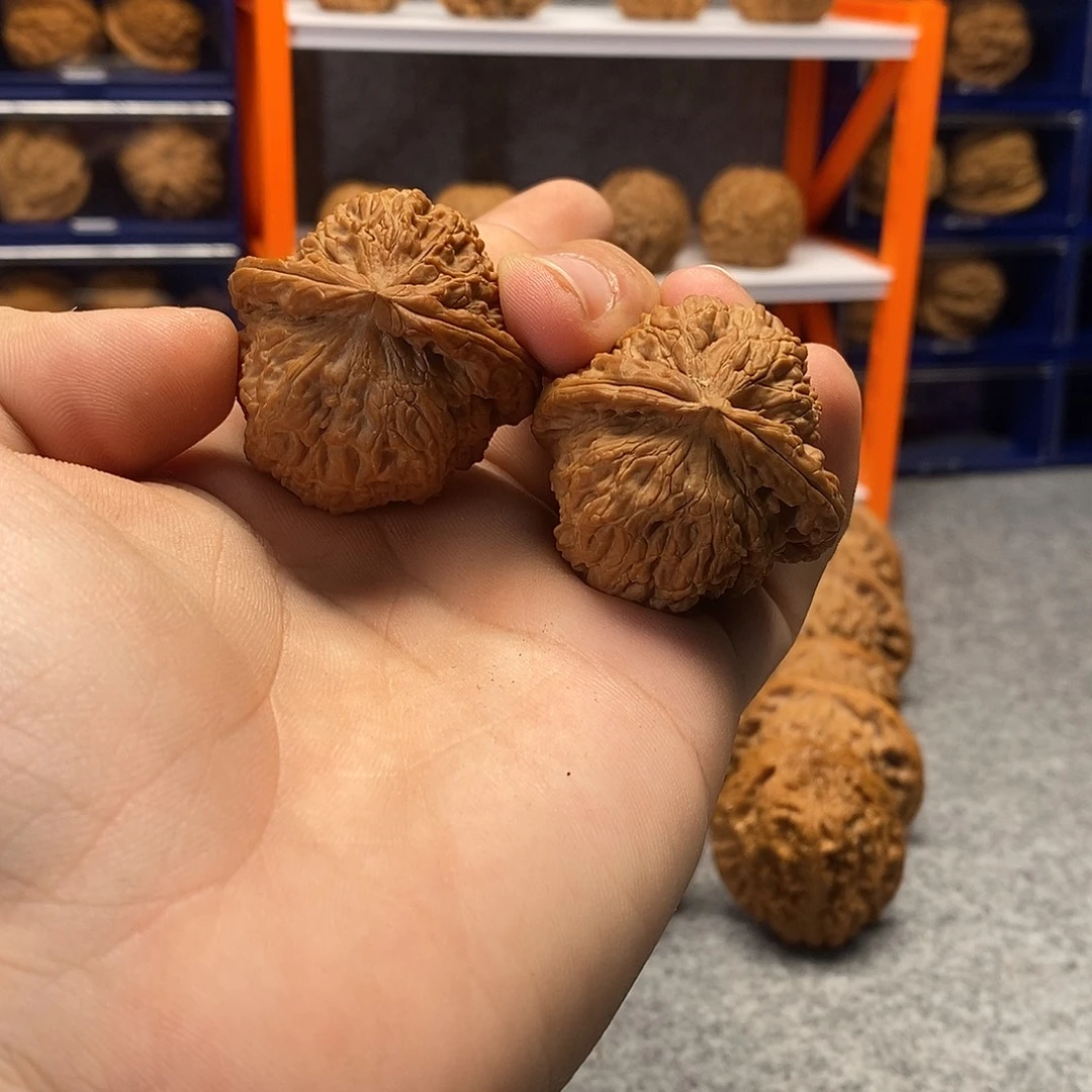 吊坠文玩核桃白狮子39