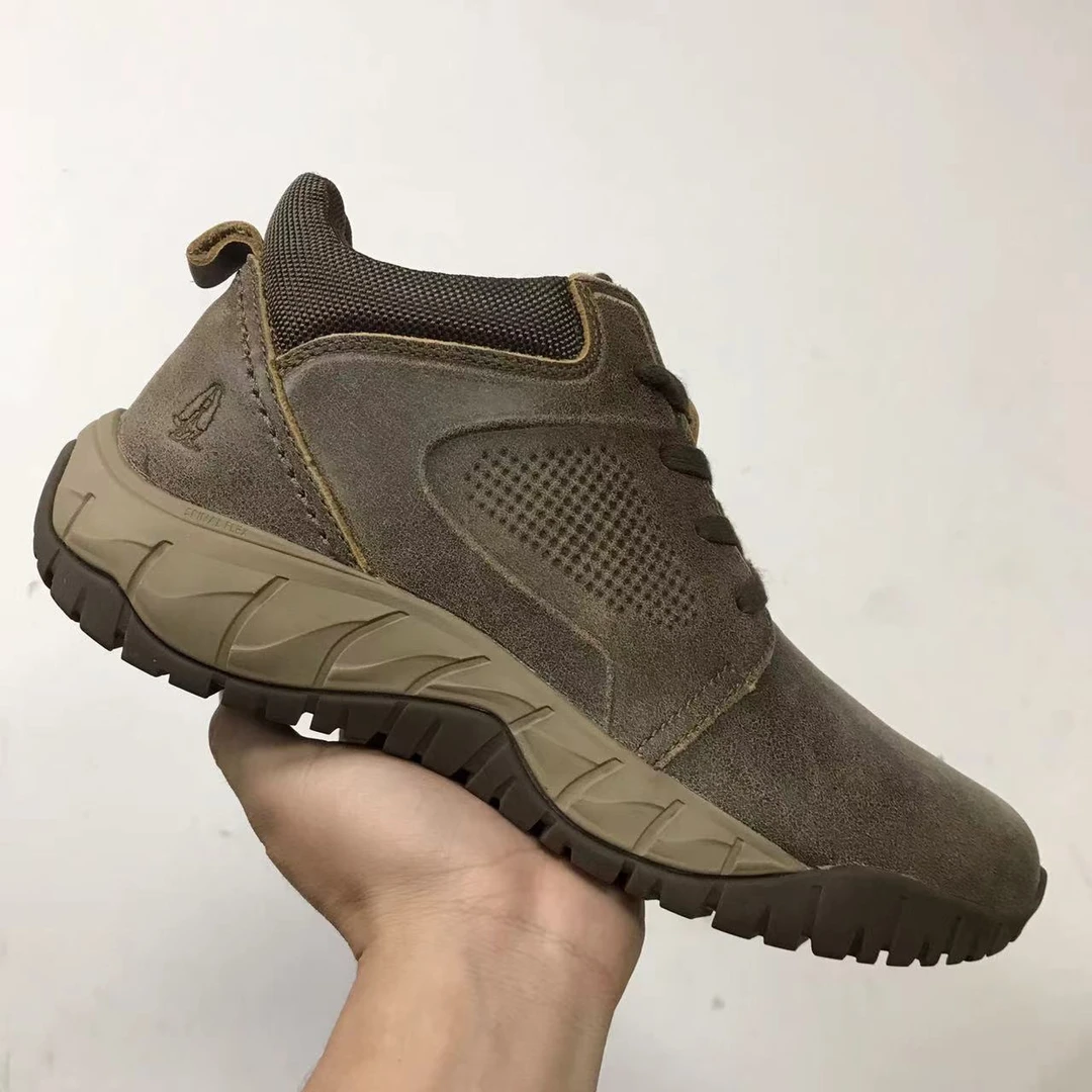 复古舒适中帮棕色耐磨休闲鞋（皮鞋码拍）(082)