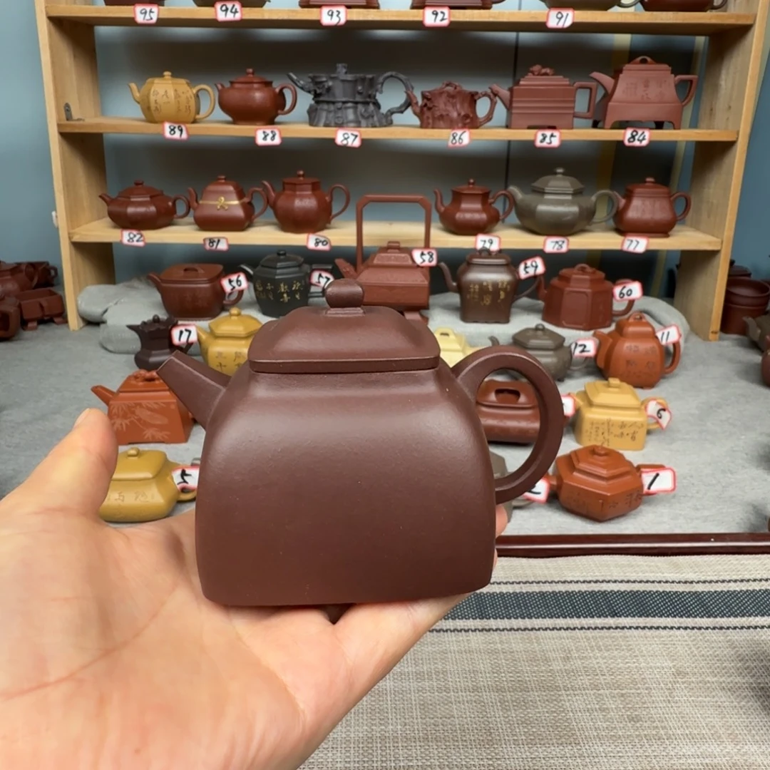 茶壶紫泥半手工制作冲单的