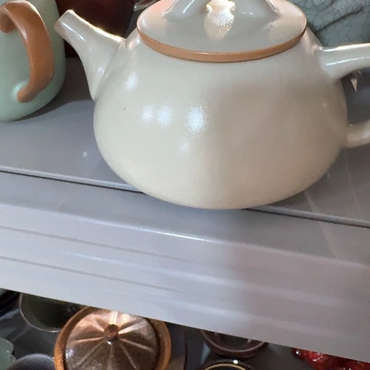 主人杯一个，瓷。。。品茗瓷