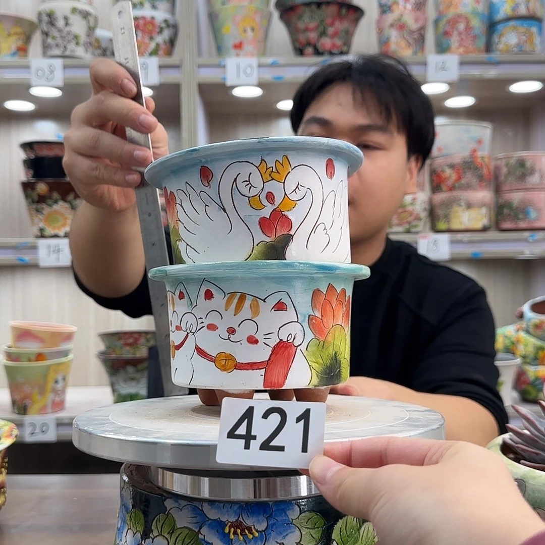 紫砂花盆瑕疵瑕疵421