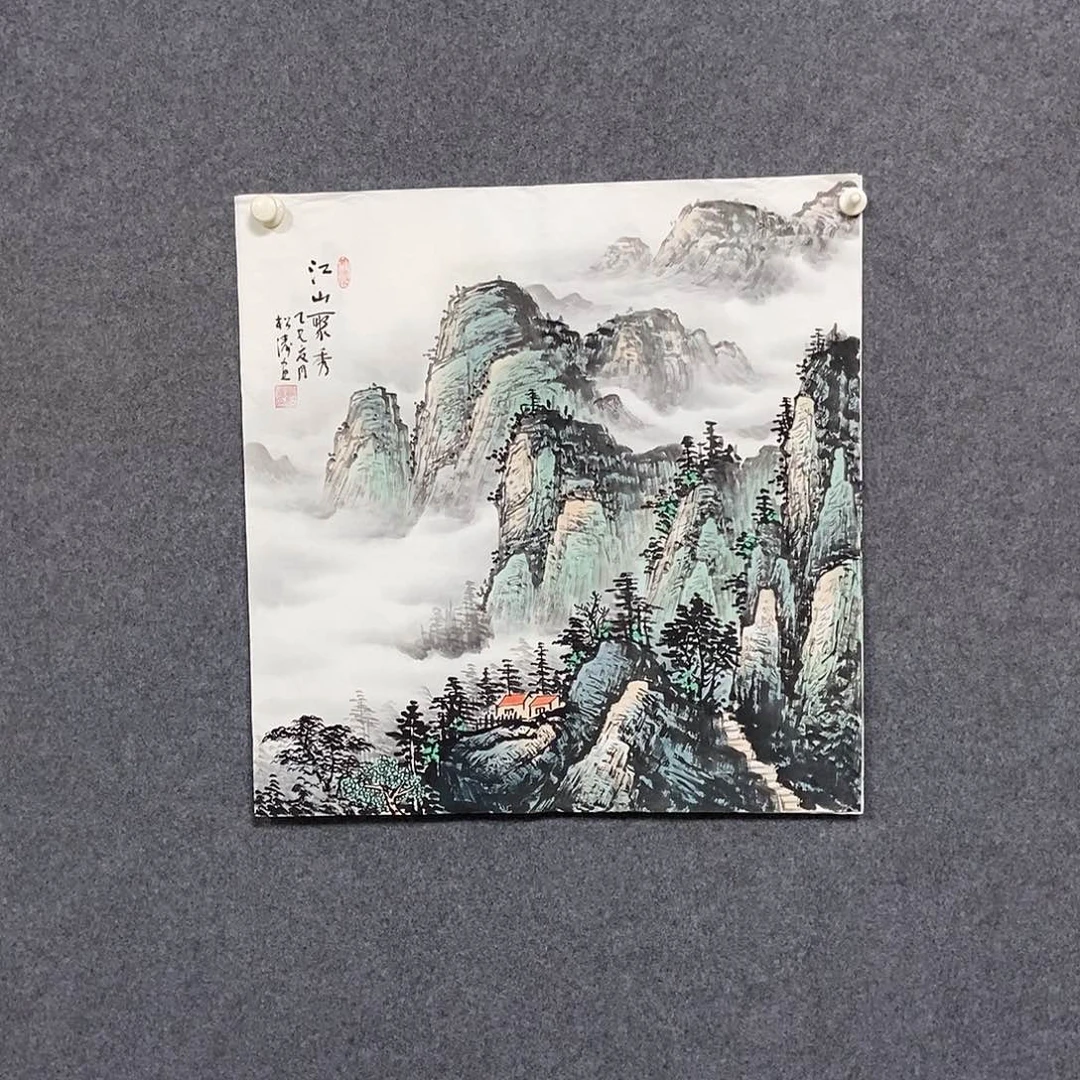 国画四尺斗方一幅