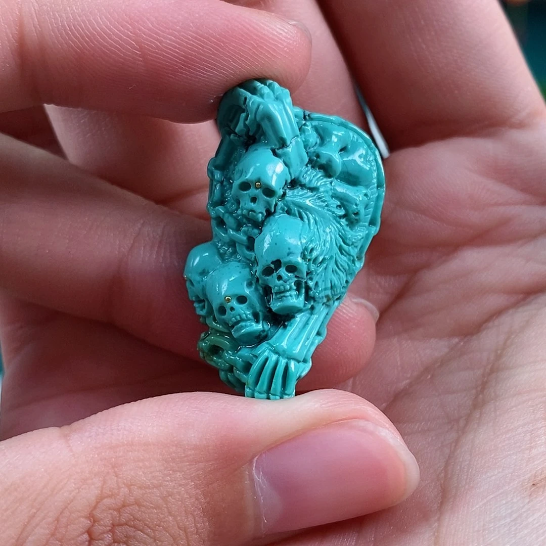 绿松石珠宝奇石未镶嵌