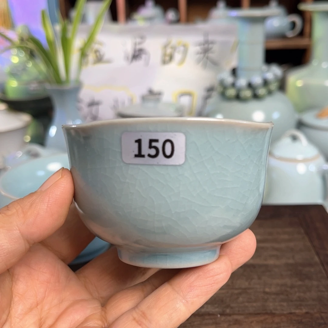 汝州原矿原釉杯杯150