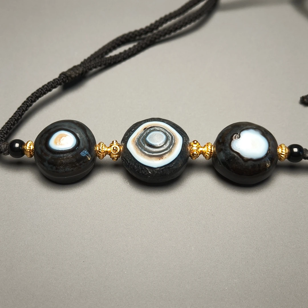 清代玛瑙勒子/DZ501657/古玩/收藏/德州文物