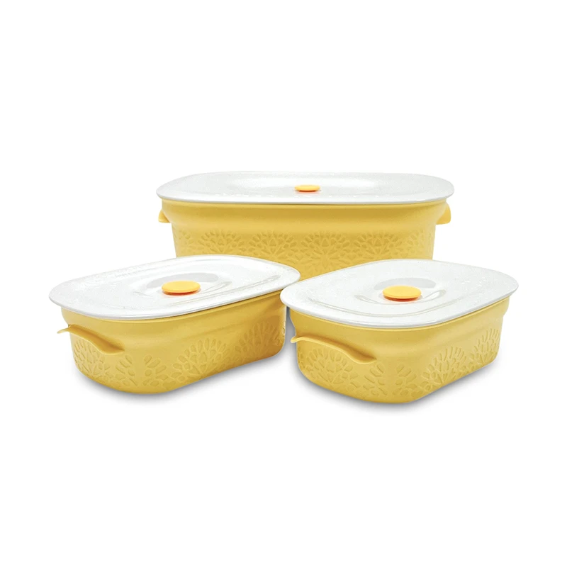 利快日本进口食品冷藏密封家用保鲜盒饭盒带盖大容量收纳盒