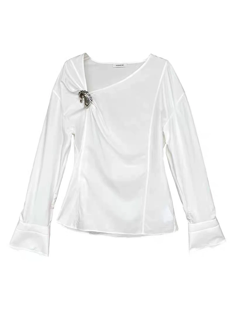 JACQUES WEI 设计师品牌 扭结金属衬衫 25春夏新品SOLSOL买手店