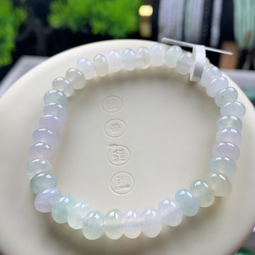 翡翠未镶嵌手链卡7.5