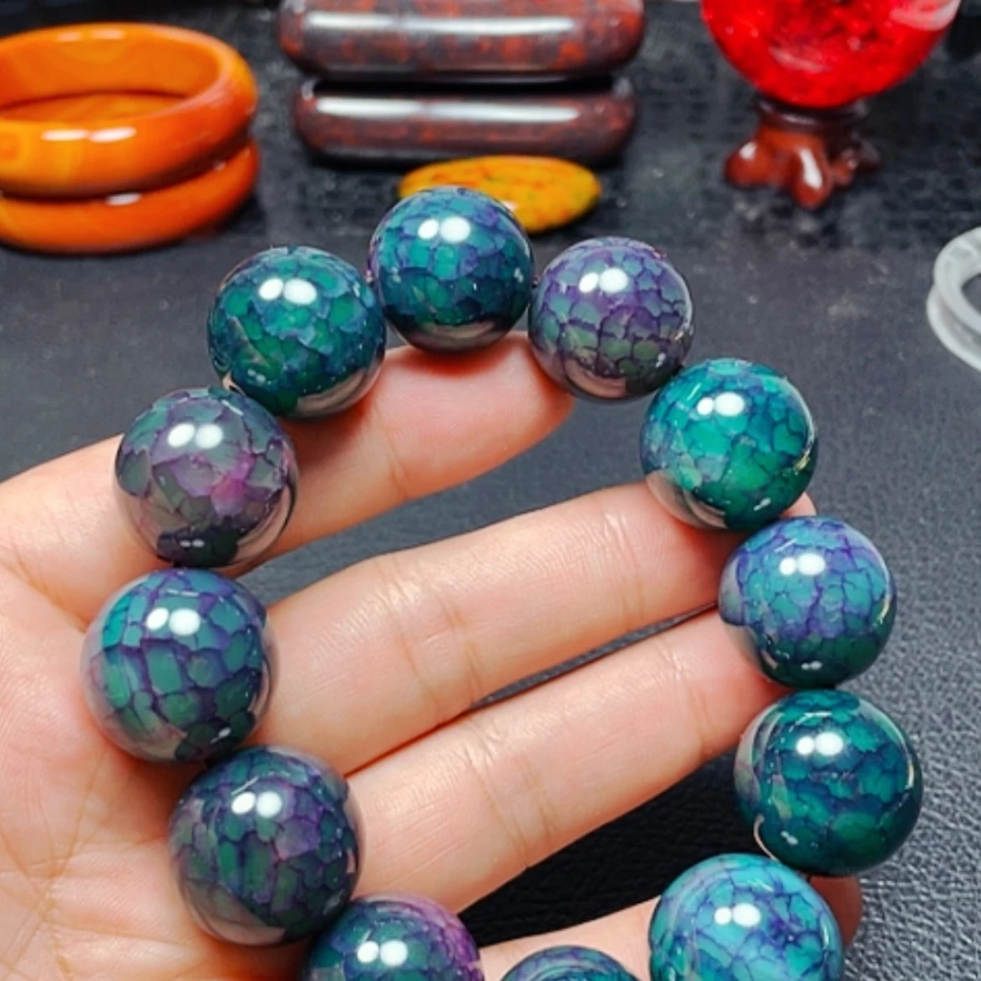 【闪购商品】玛瑙/玉髓手链未镶嵌冰紫20