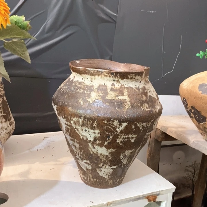 瓶高28。17有孔 景德镇陶瓷