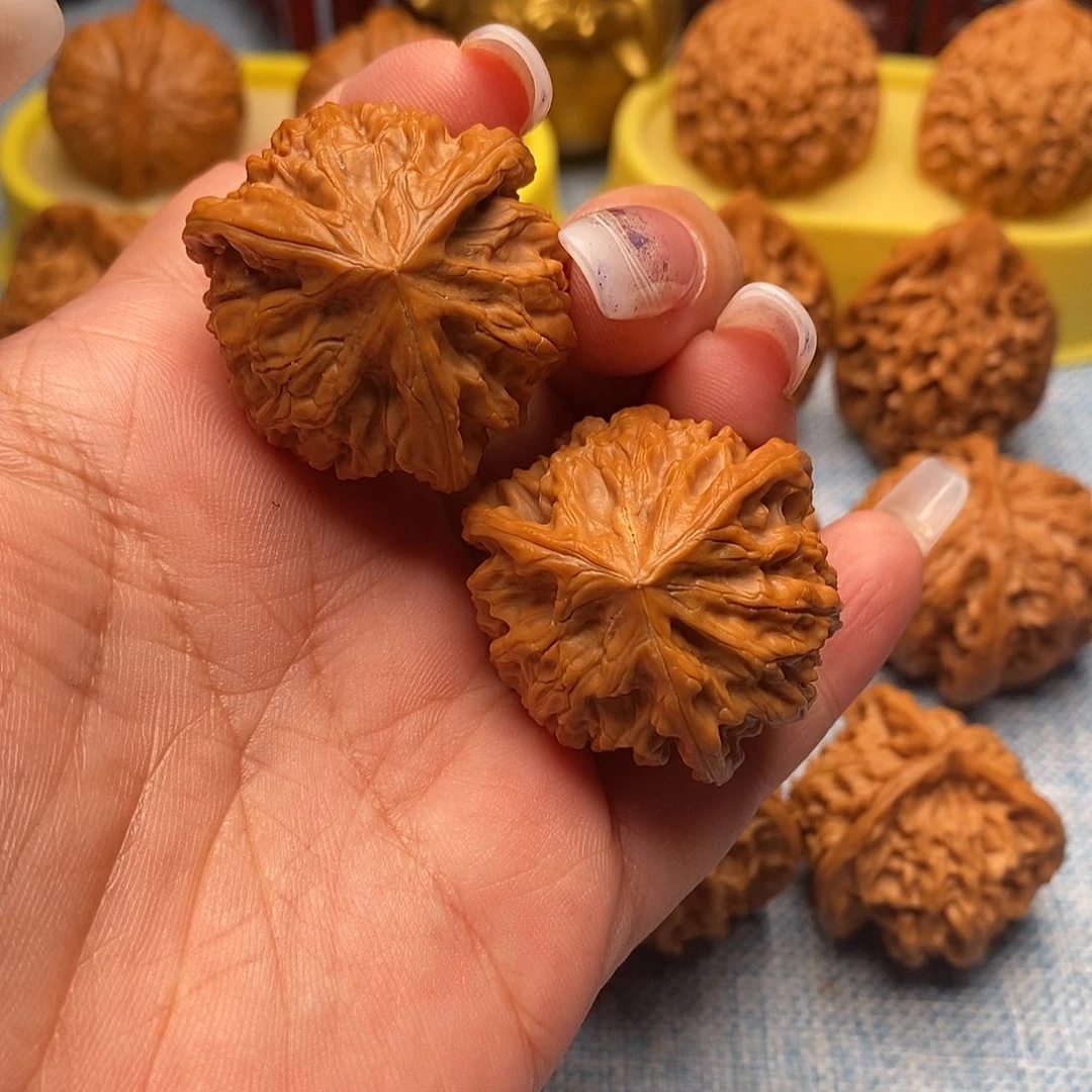 把件文玩核桃毕业球奔御龙粗筋三棱36尺全品