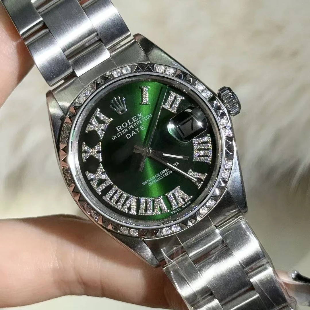 99新 Rolex/劳力士 日志系列/34mm/自动机械/后镶钻