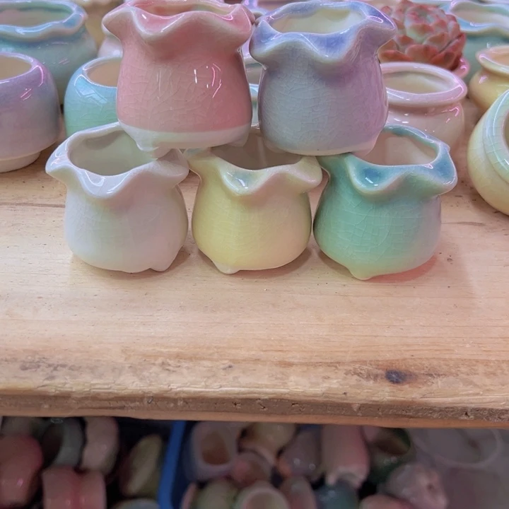 陶瓷花盆当场凑满12包邮