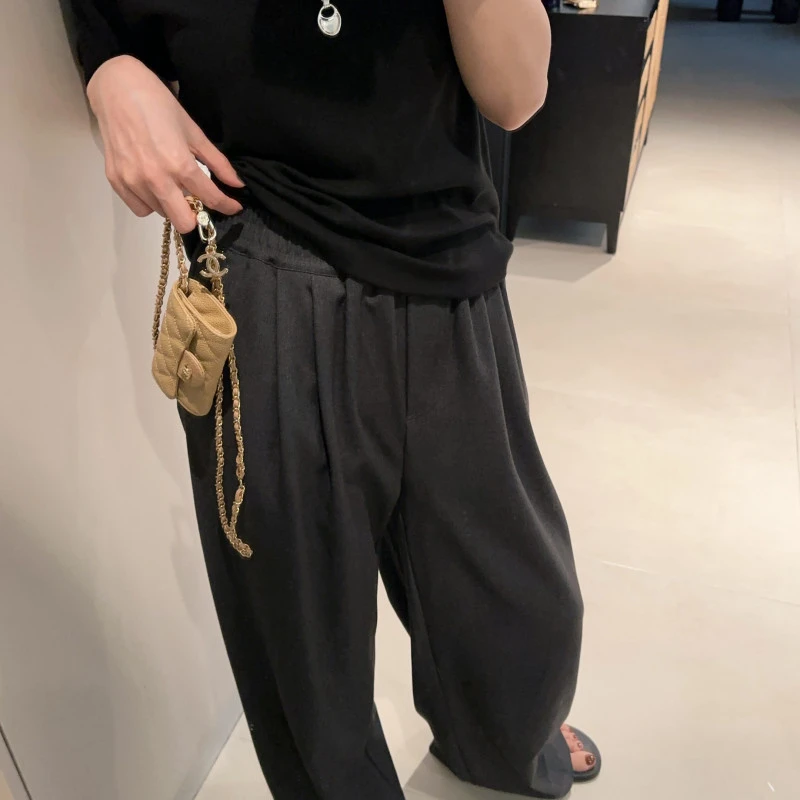 ［IAMMEIYA］--大骨架穿搭 冰岛日落 休闲直筒裤353