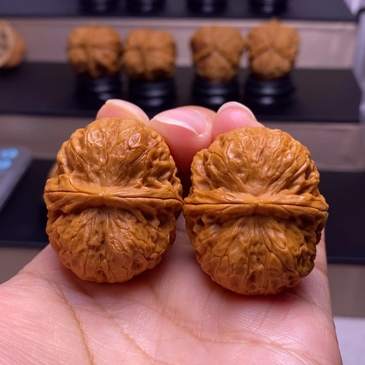 把件文玩核桃玲珑绣球20