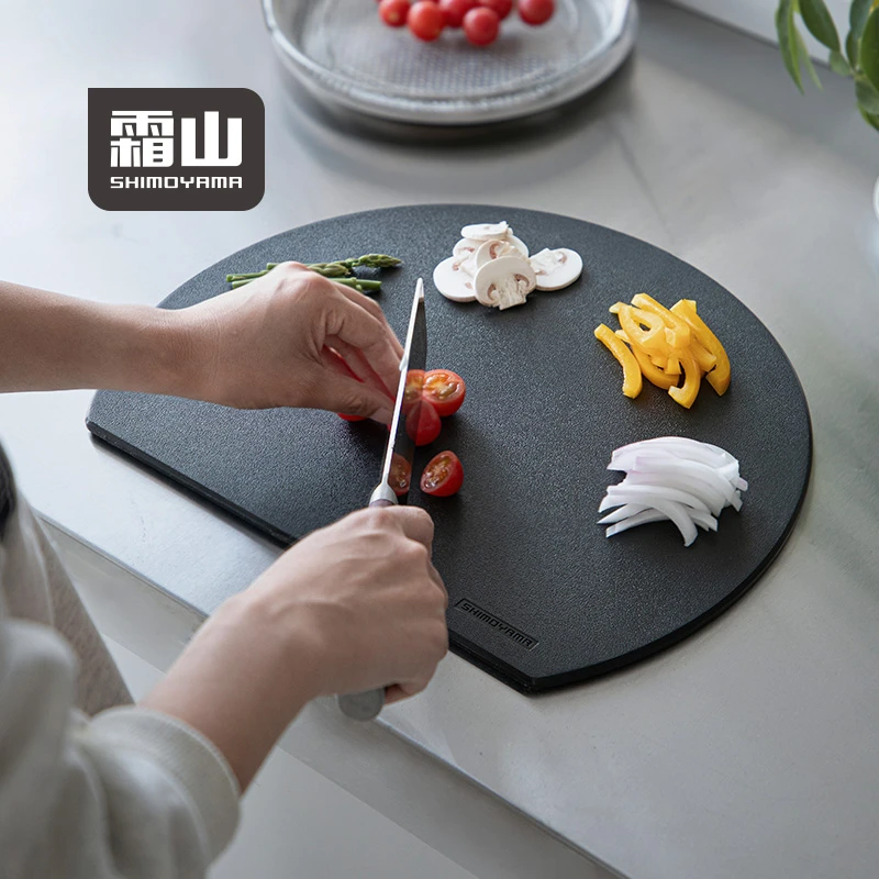 【霜山】双面防滑菜板家用厨房砧板可进洗碗机菜板半圆形可站立案板