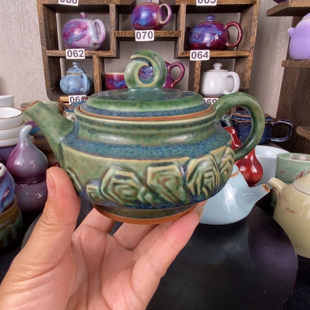 凯***归中国神后钧瓷茶具