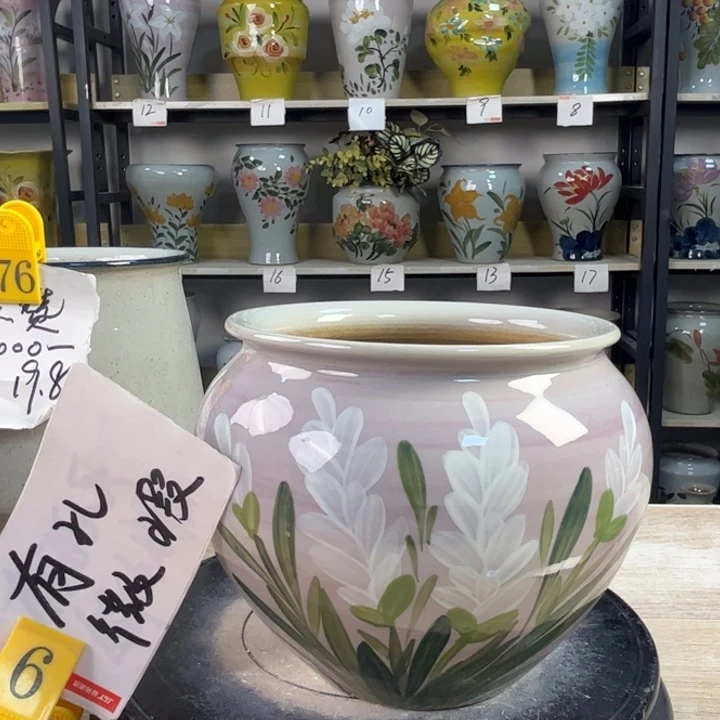 罐1tc景德镇陶瓷花盆