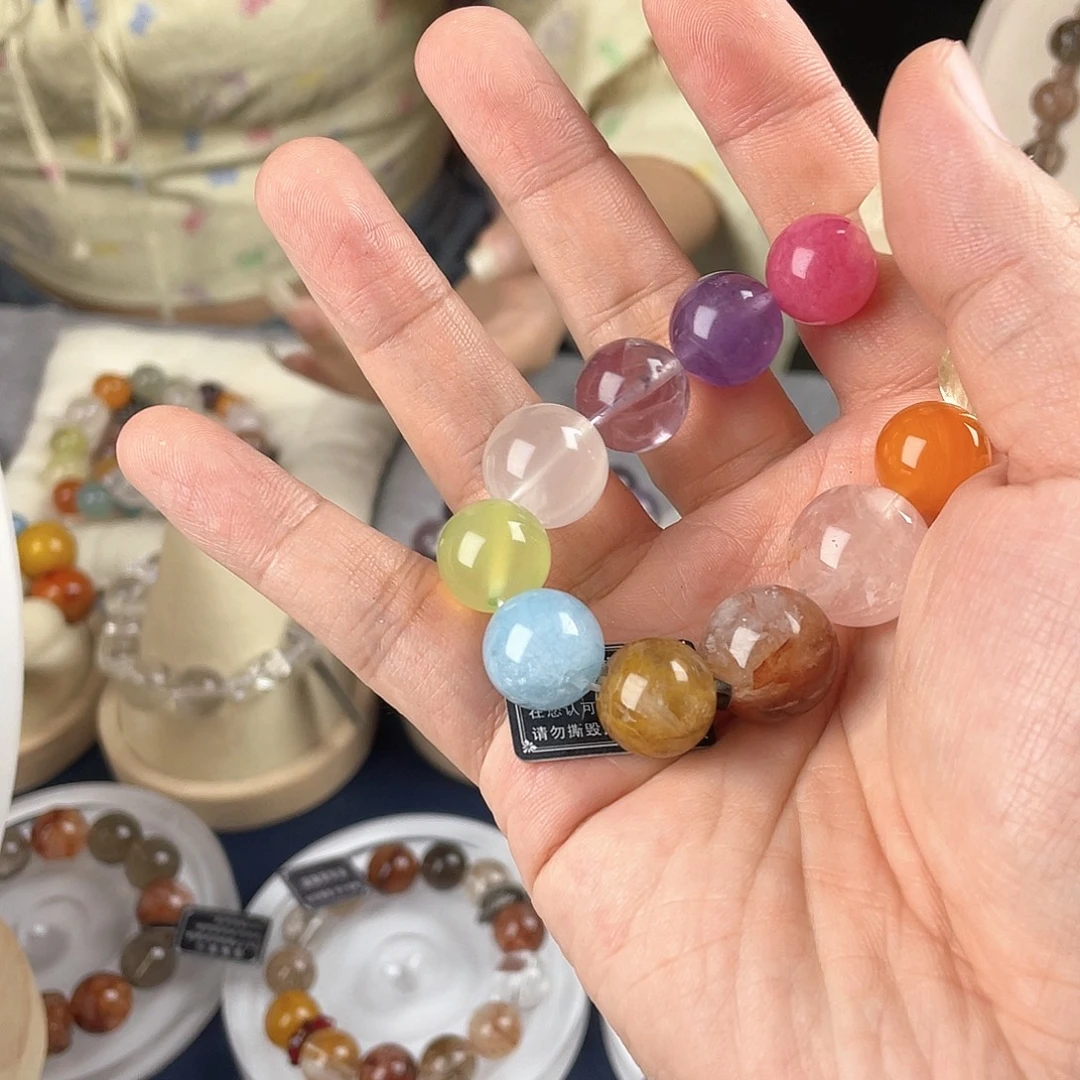 银S925镀金镶嵌手链水晶