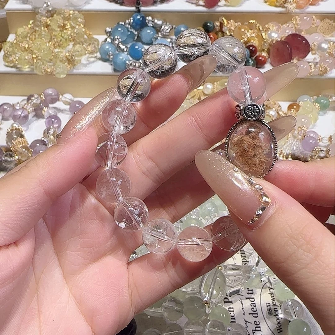 水晶手链未镶嵌吧