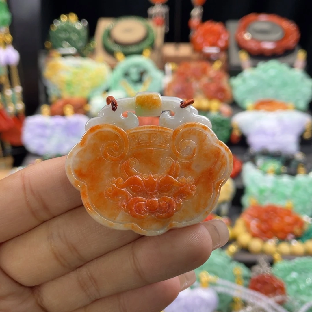 翡翠颈饰未镶嵌代编织