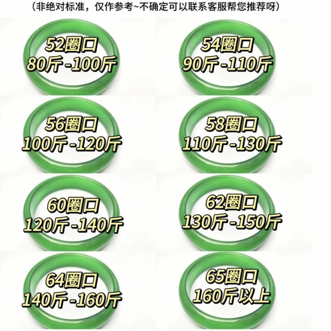 手镯圈口尺寸图片大链接!!!!!!!!  勿拍勿拍!!!!!
