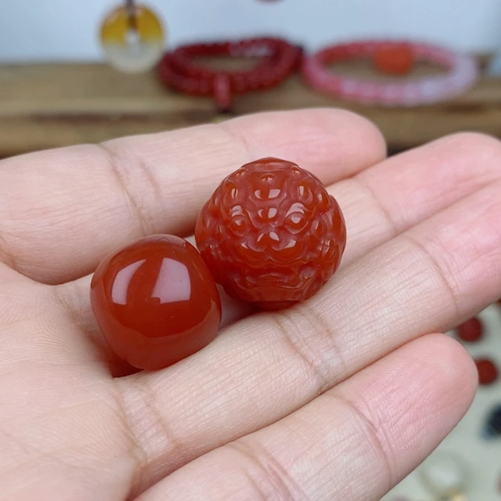 ****子玛瑙/玉髓未镶嵌单珠