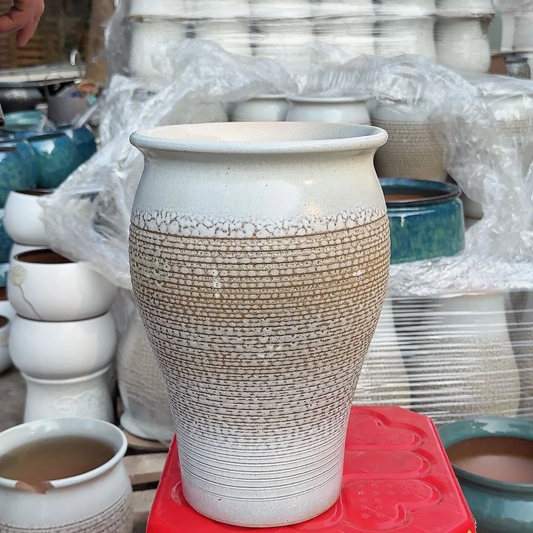 紫砂花盆口19高31（一个美人鱼咖啡泡泡