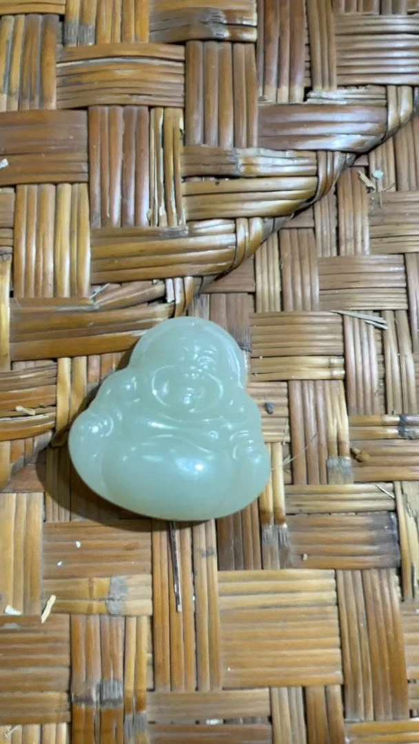 唐总心意链接和田玉弥勒佛