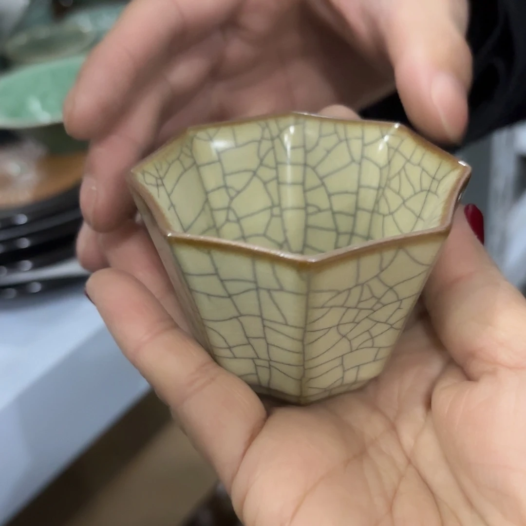 龙泉云间青瓷小米茶器
